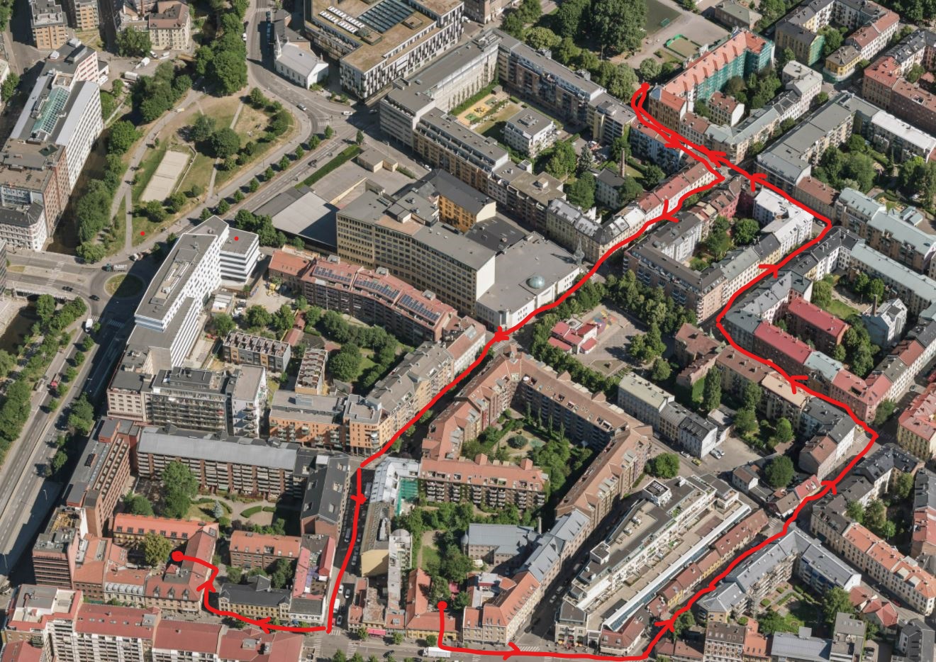 GRØNLAND OG NEDRE TØYEN - Byvandring 23. sep. 2021